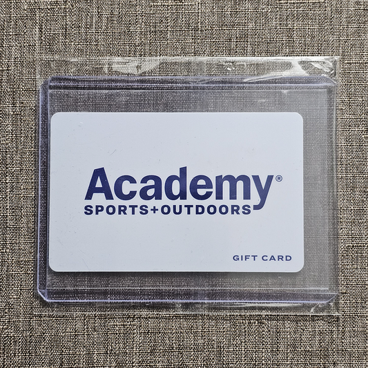 Academy Sports Outdoors Unused Collectible Gift Card #1 - $0.00 Value!