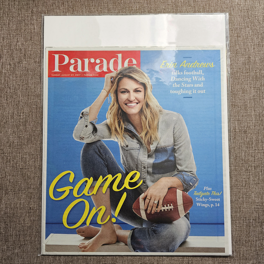 📖 2017 Erin Andrews 16 Page Parade Magazine