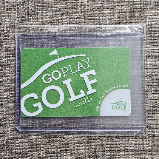 GoPlay Golf Unused Collectible Gift Card #1 - $0.00 Value!