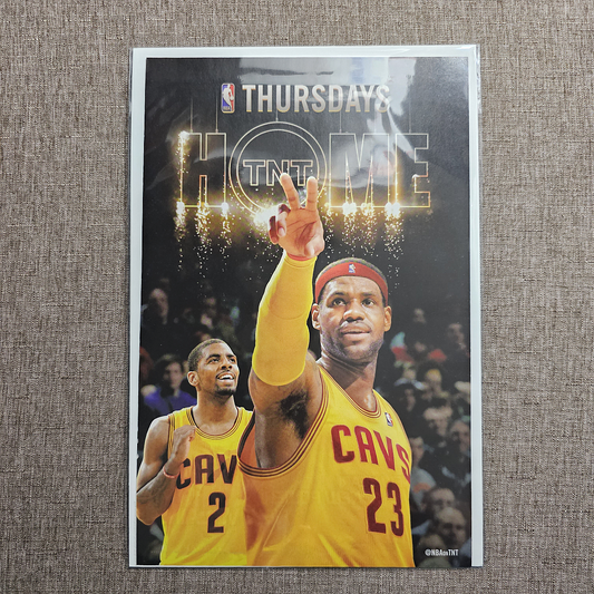 🏀 2015 LeBron James TNT Basketball Print Ad