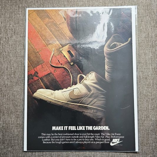 👟 1986 Nike Air Force Sneaker Print Ad