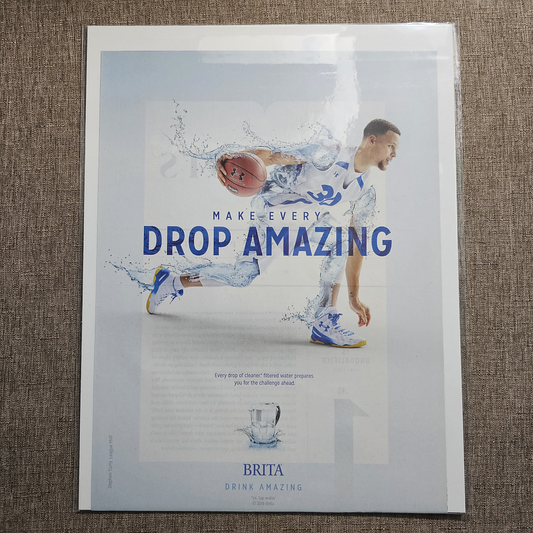 🏀 Stephen Curry Brita Basketball Print Ad