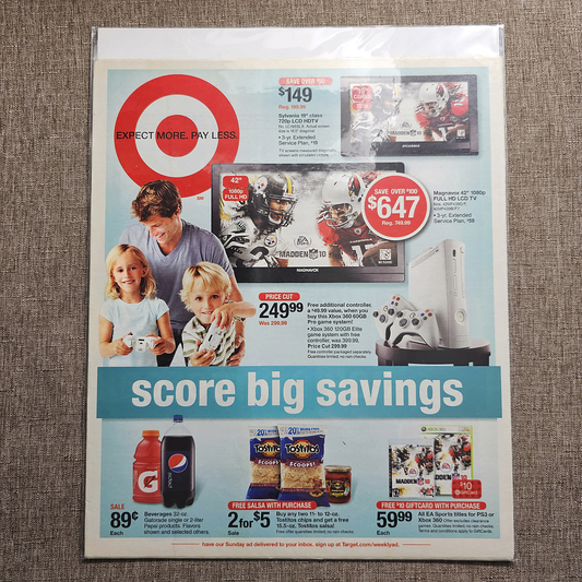 🎯 Target 20 Page Unread Catalog 8/30/2009