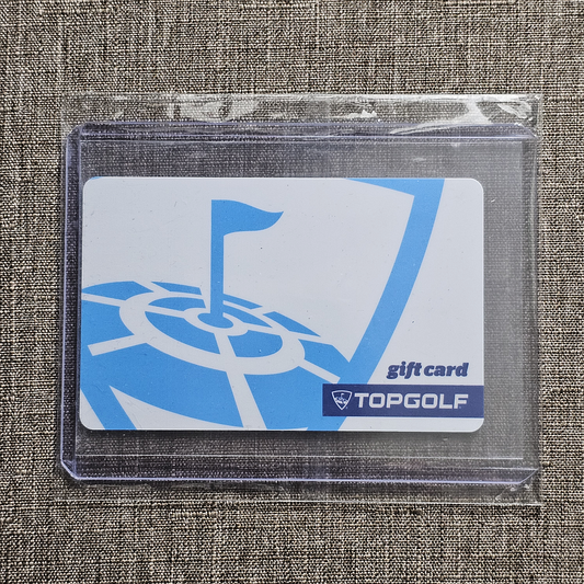 Top Golf Unused Collectible Gift Card #1 - $0.00 Value!