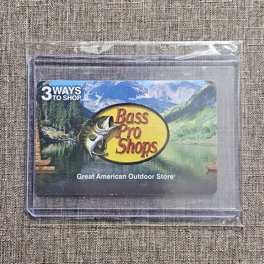 Bass Pro Shops Unused Collectible Gift Card #2 - $0.00 Value!