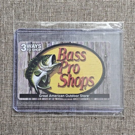 Bass Pro Shops Unused Collectible Gift Card #3 - $0.00 Value!