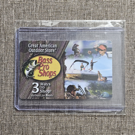 Bass Pro Shops Unused Collectible Gift Card #4 - $0.00 Value!